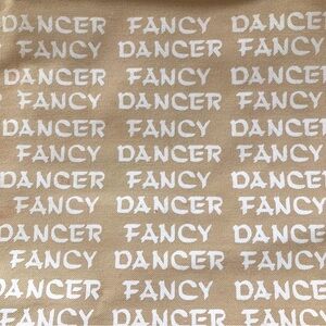 1970s VINTAGE Canvas Tote‎ Fancy Dancer